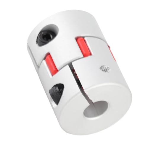 Pflaumenförmige Elastische Kupplung Kupplung Aluminiumlegierung Pflaumenkupplungswelle Verbinden für Schrittmotor(10mm-12mm)