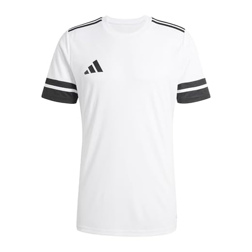 adidas Hombre SQUADRA25 Jersey Short Sleeve, White/Black, XL