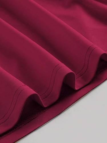 Women High Waist Elegant High Waisted Side Drawstring Ruched Hem Skirt Summer Skirt4