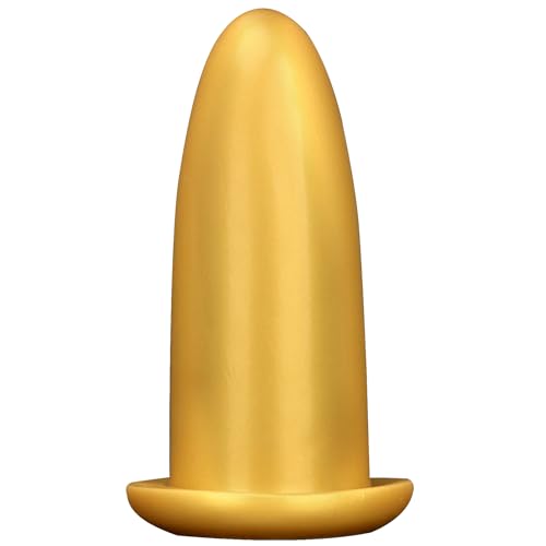 TaRiss's アナルプラグ 台座付き シリコン ゴールド S 4.2cmx12m - 画像1