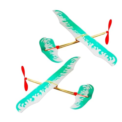Image of DIY Glider Airplane Toy Rubber Band Powered | Pack of 2 DIY Toy