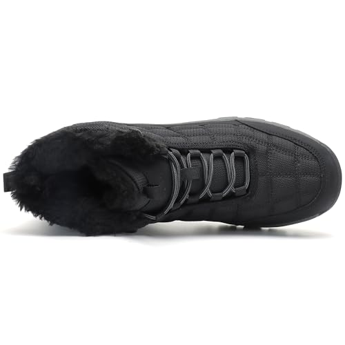 Image of SKDOIUL Men's Winter Outdoor Snow Boots Shoes