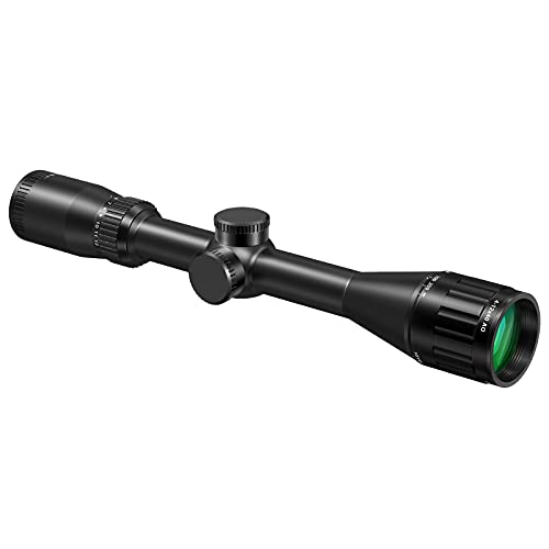 MidTen SFP 4-12x40 AO Tactical Rifle Scope with 4" Eye Relief Adjustable Objective Dead-Hold BDC Reticle Optics 1-inch Tube Riflescopes for Hunting Shooting