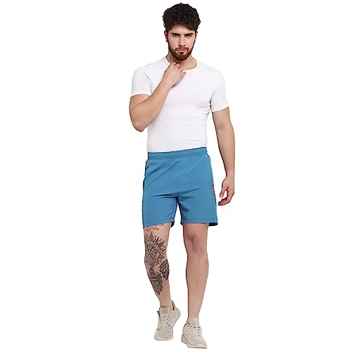 Image of YUUKI Men NSL CNS Stripe Shorts Shorts, DEEP Blue, S