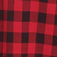 Calvin Klein Womens Plus Checkered Calf Midi Dress Red 22W #TOP3