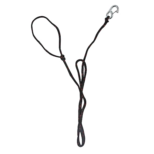 Extreme Max 3006.6803 PWC 9' Dock Line with Zinc-Plated Snap Hook - Value 2-Pack, red,black - Image 3