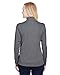 Team 365 Ladies' Zone Sonic Heather Performance Quarter-Zip L DK GREY HEATHER