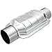 MagnaFlow Universal Catalytic Converter Standard Grade Federal/EPA Compliant 94139 - Stainless Steel 3in Inlet/Outlet, 13in Overall Length, Post Converter O2 Sensor - Standard Grade Replacement
