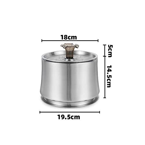 Fuente automática para agua de mascotas en acero inoxidable miniatura 2