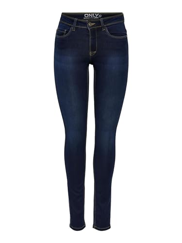 ONLY 15077791 - Jeans - Slim - Femme - Bleu (Dark Blue Denim) - W27/L32 (Taille Fabricant: W27/L32)