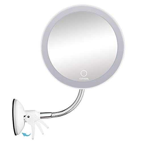 5X Magnifying Mirror with Light Makeup Mirror with Lights LED Lighted Makeup Mirror
