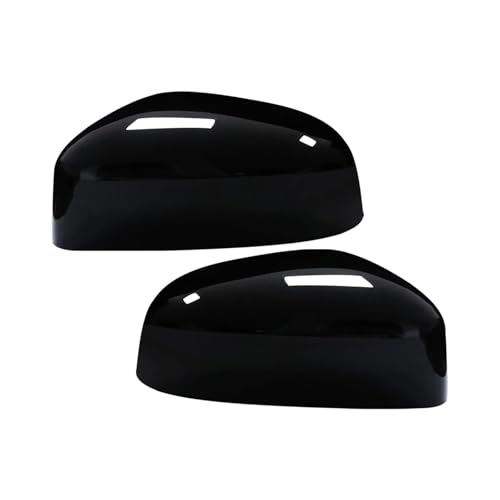 Boîtier de rétroviseur noir brillant effet miroir pour Ford Focus 1 paire