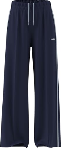 adidas Damen Seasonal Essentials Colorpop Pants with Embroidered Graphic, Dark Blue/White, XXL