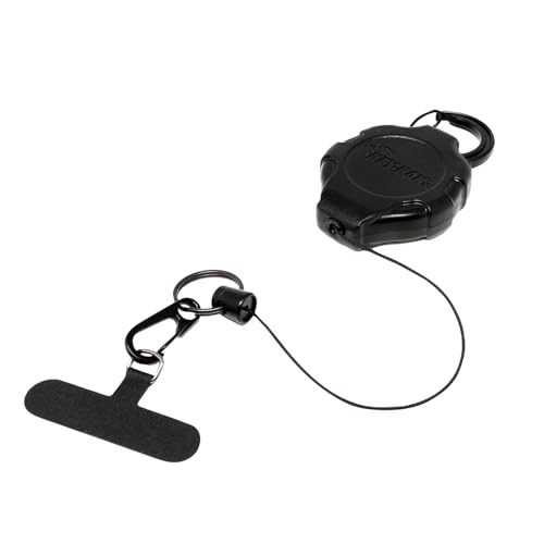 Correa retráctil KEY-BAK Ratch-It antirrobo para teléfono celular con mosquetón resistente