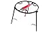CampMaid Dutch Oven Lid and Pot Holder, Black/Red