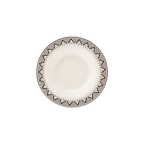 Karaca Forever Bone Globe - 24-teilig Geschirrset für 6 Personen, Porzellan Geschirr Set mit Pastateller, Suppenteller/Müslichalen… – Ansicht 8