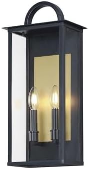 Maxim Lighting 30754CLBK Manchester - 2 Light Outdoor Wall Sconce-20 Inches Tall and 9 Inches Wide