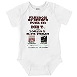 Brisco Brands Vintage Ice T 90s Hip Hop Tour Flyer Baby Romper Boys or Girls