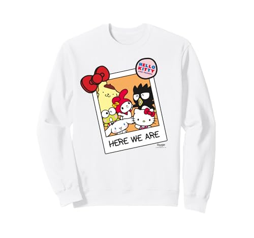 Image of Hello Kitty Best Friends Character Photo Pose Classic XOXO Sweatshirt