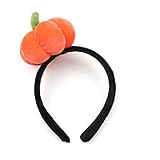 Cute Plush Pumpkin Hairband Orange Wash Face Dress Up Hair Accessories Performance Christmas Halloween Funny Headband