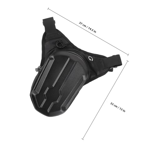 TOGEVAL 防水多機能モーターサイクルレッグバッグ メンズ ウエストポーチ 自転車 釣り ハイキング用 大容量携帯電話収納 ドロップレッグス