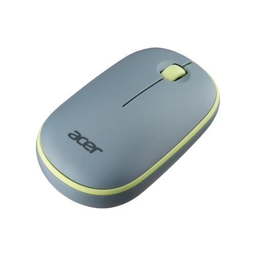 Image of Acer Bubble Wireless Mouse AMR100 | 2.4GHz Silent Click | 1600 DPI | Ergonomic | AA Battery | Win8 /10 /11 | Compact Lightweight Design | Color: Blue /Green