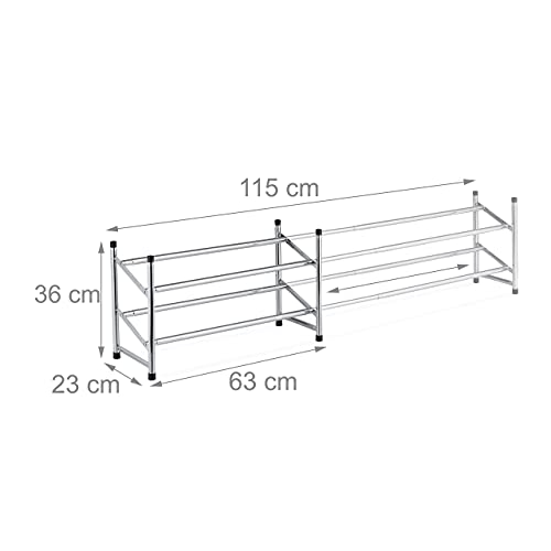Étagère à chaussures extensible pour résoudre le manque de place - 5