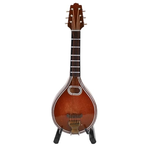 MATERIALE PREMIUM: Realizzata con cura, questa statuina di strumento musicale mandolino offre resistenza ed eleganza, rendendola un'aggiunta duratura a qualsiasi arredamento a tema musicale.Ideale per uffici domestici, studi musicali, sale da concerto o come elemento d'accento nei salotti e negli spazi degli insegnanti.