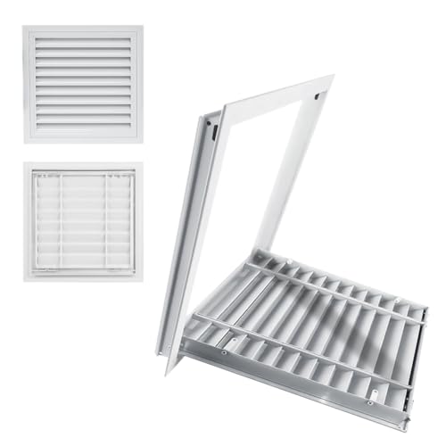 Trappe d'accès à persiennes pour cacher vos câbles et gaines de ventilation - 2