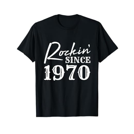 Rockin´ Desde 1970 Rock Regalo de cumpleaños para fans del Rock And Roll Camiseta