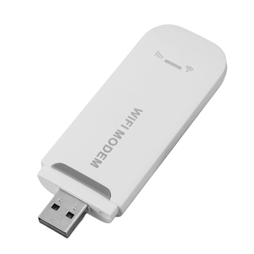 Image of Dioche 4G LTE Portable WiFi Hotspot with SIM Slot Compact Travel Router for 10 Devices Fast USB Powered Internet Anywhere Secure Sharing for Phones Laptops Tablets (White)