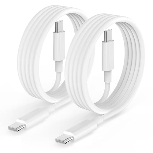 Nebite USB C to USB C Charger Cable 2Pack 1M, iPhone Charger Cable 17/16/15 Fast Charging Lead, Type C Charging Wire for iPhone17/17 Pro/17 Plus/17 Pro/16 Pro Max/15/iPad Pro/Air/Mini,Mac