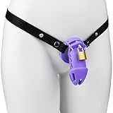 Wear Silicone Men's Protective Cage, Men's Sports & Fitness Accessories A308 (Purple, Long)