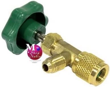 Reparatieset voor koelkast en vriezer met gasfles R600a 420 g kraan 1/4 inch M slang 150 cm gatventiel voor koperen buis