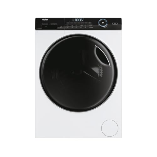 Haier I-Pro Series 5 HW100-B14959U1-S Machine à laver à chargement frontal 10 kg, intelligence artificielle, WiFi, fonction vapeur rafraîchissante, moteur...