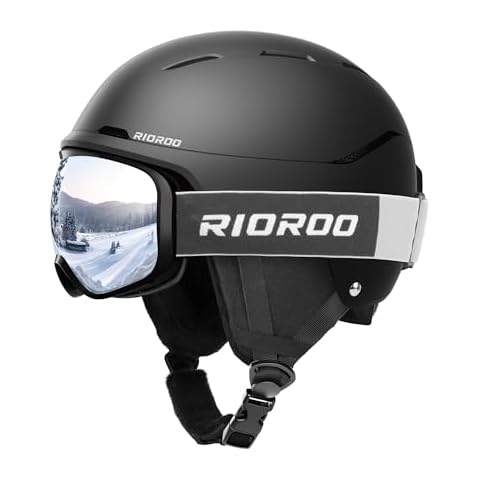 RIOROO Ski Helmet and Goggles Set Cover