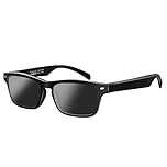 CatXQ Smart Glasses,Wireless Bluetooth,IP5 Waterproof,Air Conduction Sound (Music&Call) for All Smart Devices Support DIY Lens Replacement - Polarized Lens Sunglasses