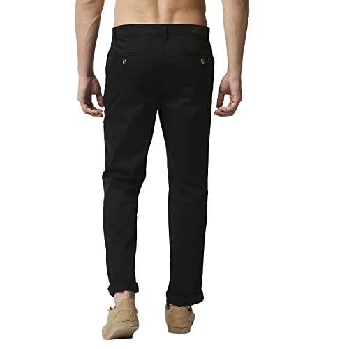 Image of Thomas Scott Men's | Solid | 4 Slant Pockets | Regular Fit | Premiun Cotton | Formal wear Trouser | Casual Chino | Pants for Men (Plus Size)
