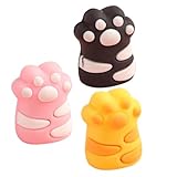 TOYZFRIENDY 3 pezzi Temperamatite Manuali Piccoli Forma di Gatto Affilacoltelli per Studenti Materiale Plastica Leggera e Metallo Portatile per Scuola Ufficio e Casa Colori Giallo Rosa Nero