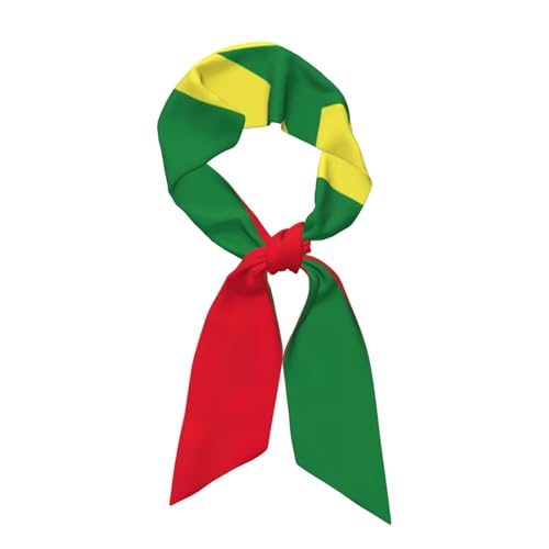 Unkhtt Écharpe élégante et légère avec drapeau du Sénégal pour femme, idéale pour les voyages, le bureau, les activités de plein air