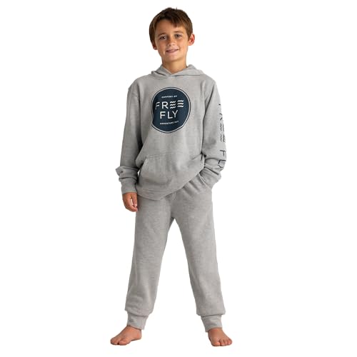 Free Fly Youth Comfort On Fleece Hoodie - Ultra Soft Fleece Hoodie with Pocket, for Boys and Girls3