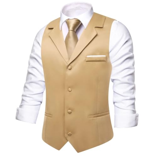 Hgvcfcv Mens Vest Waistcoat Adjustable Jacket Casual Business Mens Vest Formal2