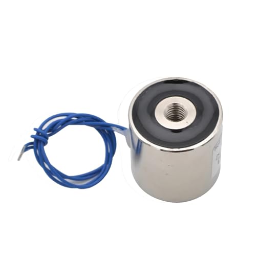 Électroaimant de maintien 12V D25xH25mm pour levage industriel de charge 6kg