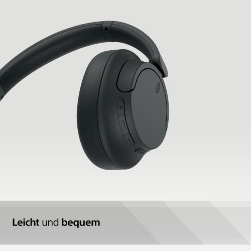 Sony WH-CH720N Kabelloser Bluetooth-Kopfhörer mit Noise Cancelling - bis zu 35 Stunden Akkulaufzeit und Schnellladefunktion - Schwarz – Bild 6