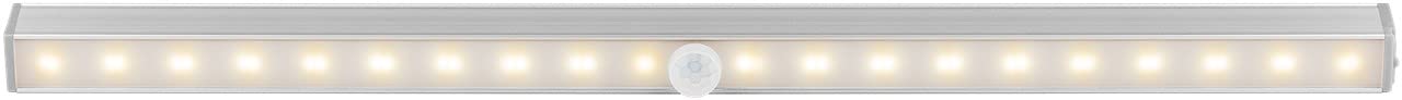 goobay 58288 LED Under-Unit Light with Motion Sensor/for Cupboards, Kitchens, Cabinets, Drawers, Garages etc. / Warm White Light (3000 K) / 30 cm