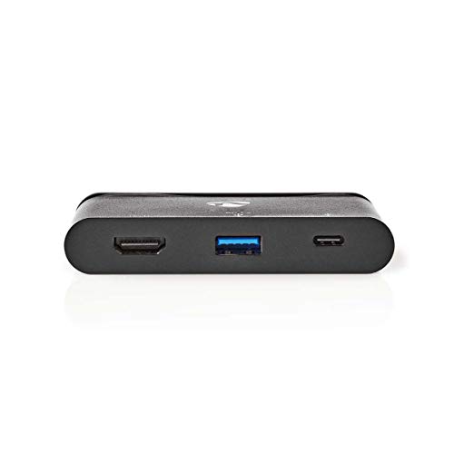 Preisvergleich Produktbild Nedis - Hub - USB-C - Computer - SB 3.0 - HDMI - Schwarz