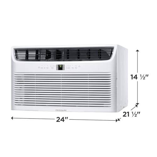 Image of Frigidaire 12,000 BTU Wall Air Conditioner with Dehumidifier and Remote | 230V, Fan, Quiet Energy Efficient, Wall Mounted, for Home Cooling, Cools Rooms, Up To 550 Sq Ft