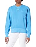 gant damen schuhe sale Bekleidung GANT Damen Sunfaded C-Neck Sweat Sweatshirt, Azure Blue, XS