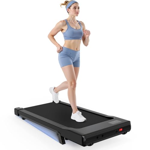Lacuffy Walking Pad with 6% Incline – Budget Under-Desk Treadmill with App & Remote
