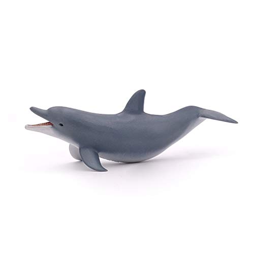 Papo - Tierfigur - Delfin, Die Herrlichkeit der Meerestiere für Kinder ab 3 Jahren - Erkundung der Ozeane und Sensibilisierung für das Unterwasserleben